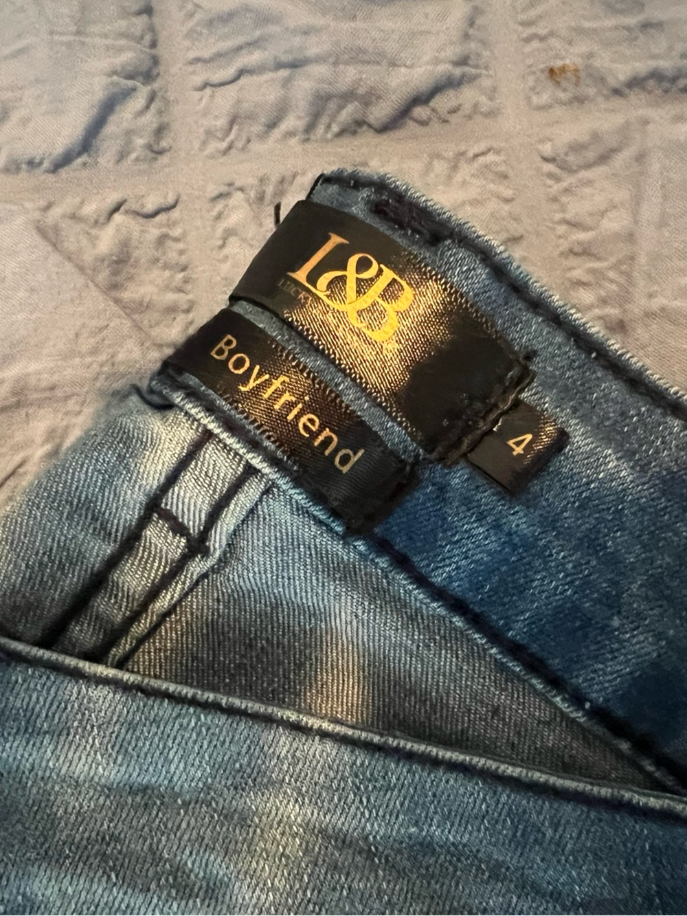 L&B Boyfriend Jeans in Light Blue Denim